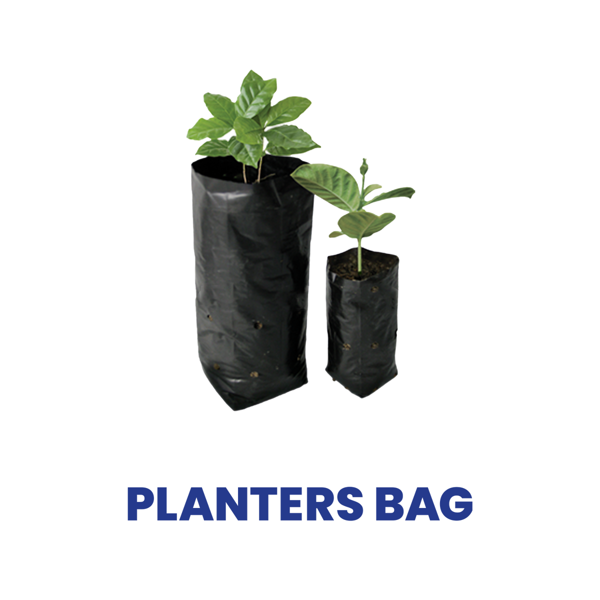 plastic planter bags Planters Bag Gusset w/ Hole