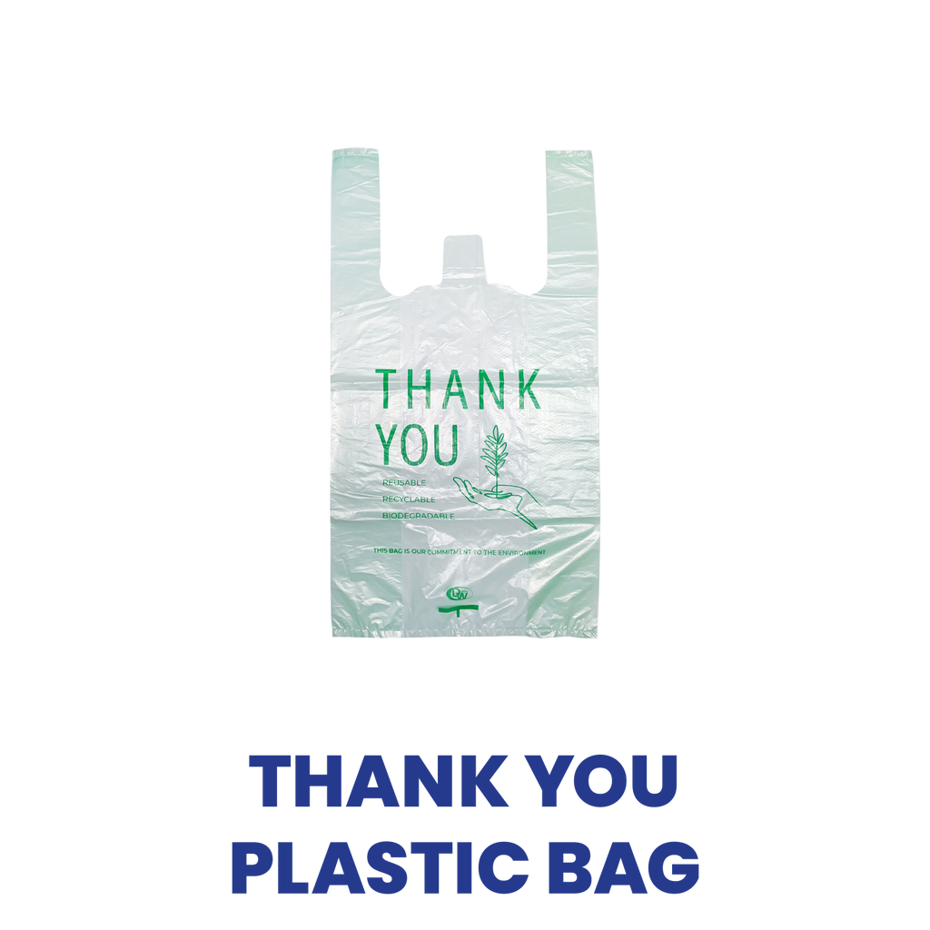 Oxo-biodegradable Thank You T-Shirt Bag