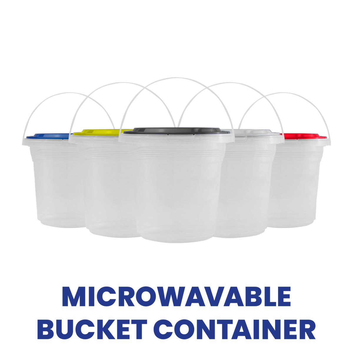 Bucket Container Body Trans and Cover Colored – donewellplastics