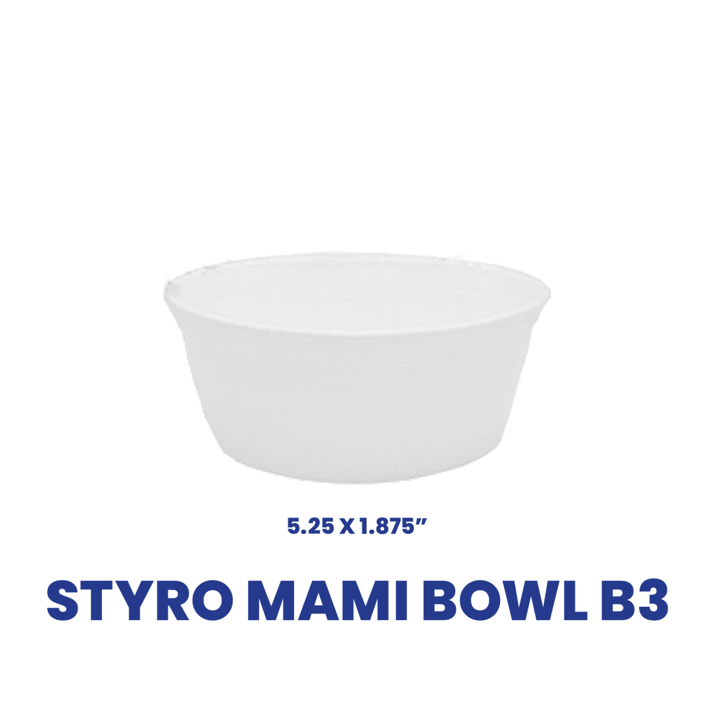 Styrofoam Mami Bowl B3