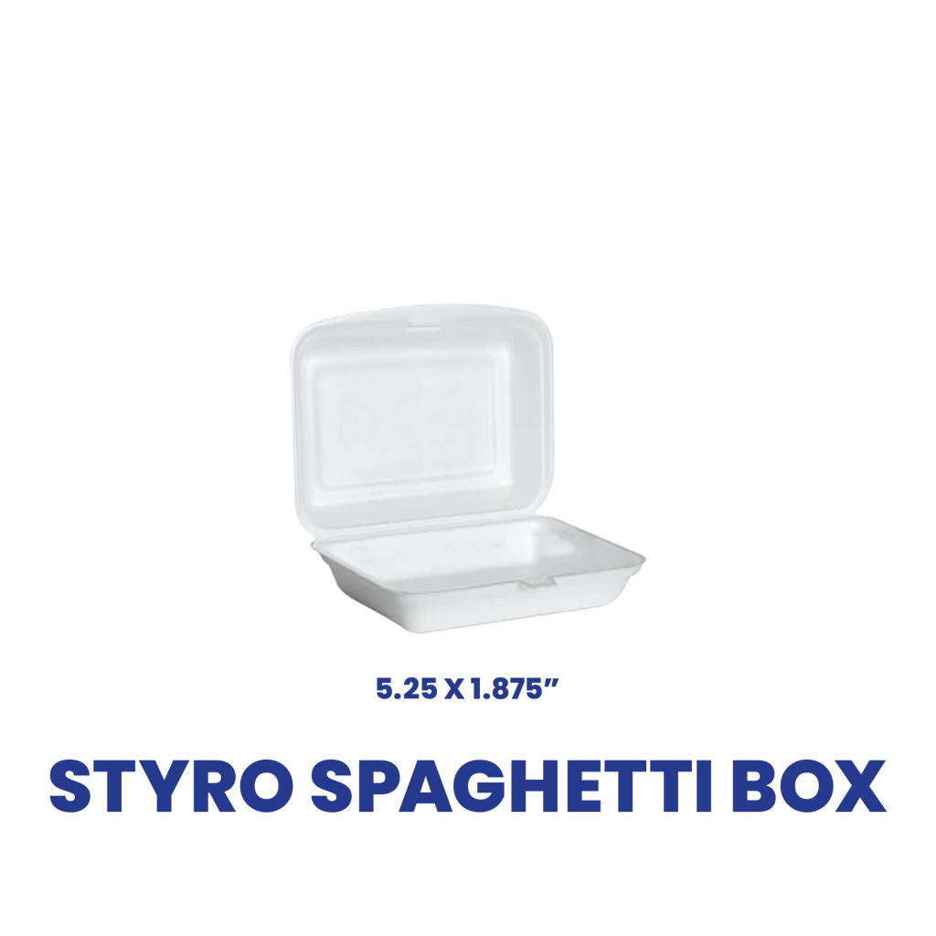 Styrofoam Spaghetti Box