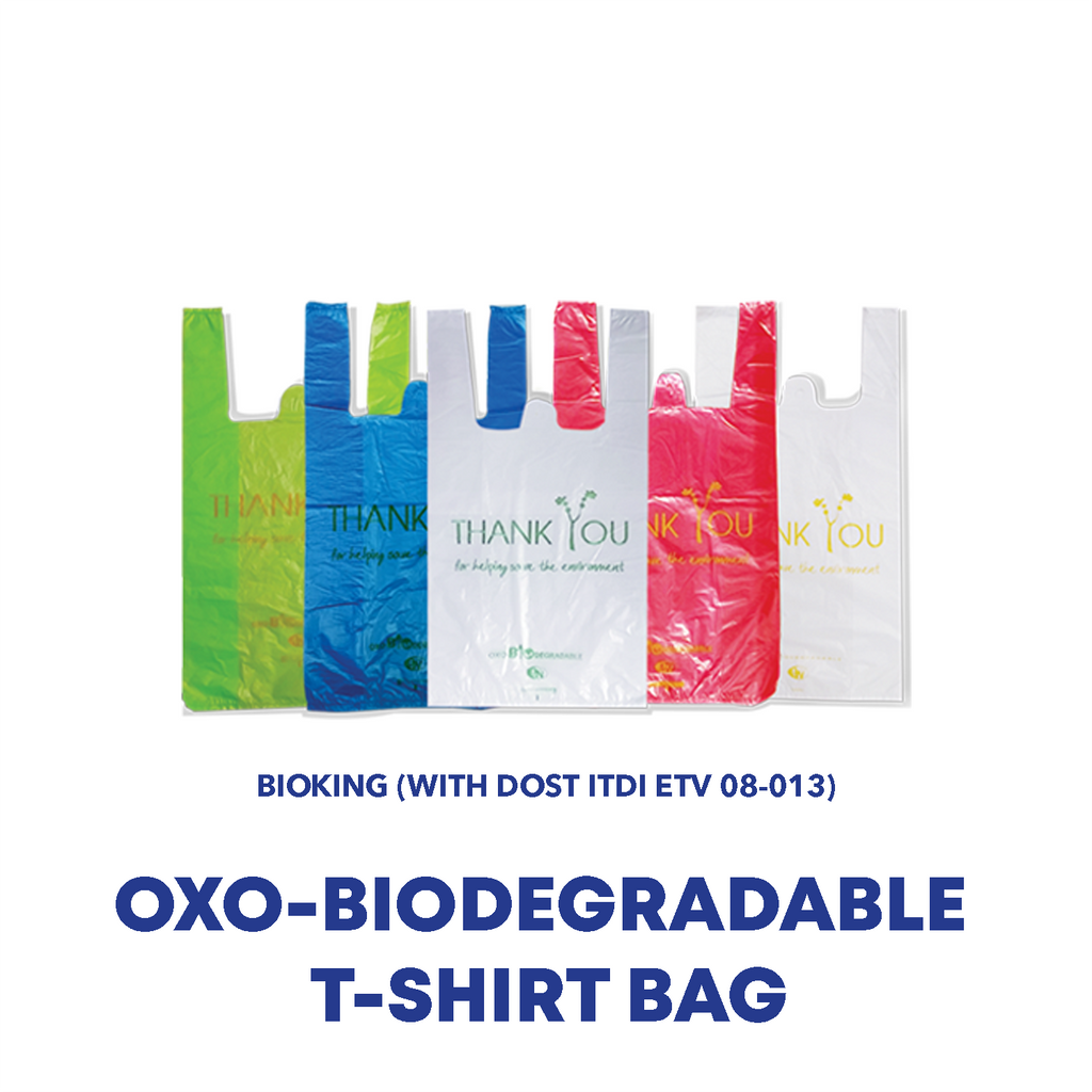 Oxo-biodegradable Bioking T-Shirt Bag