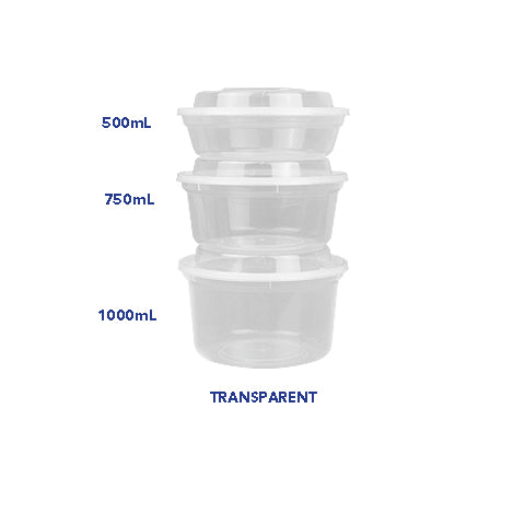 Food storage container PROVIDO, round, 500 ml MICROWAVABLE